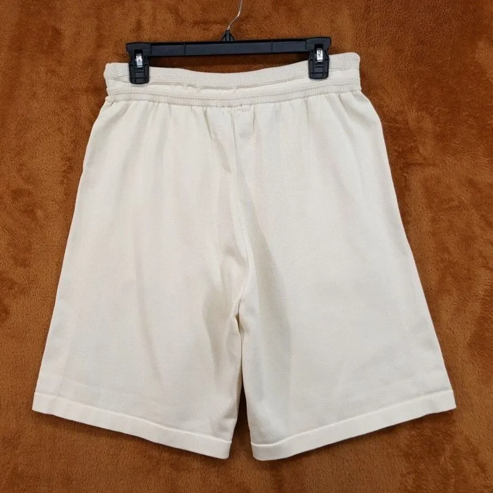 HUGO BOSS Casual Shorts Mens Large Cream Drawstring 10